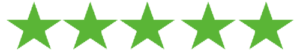 green five stars icon