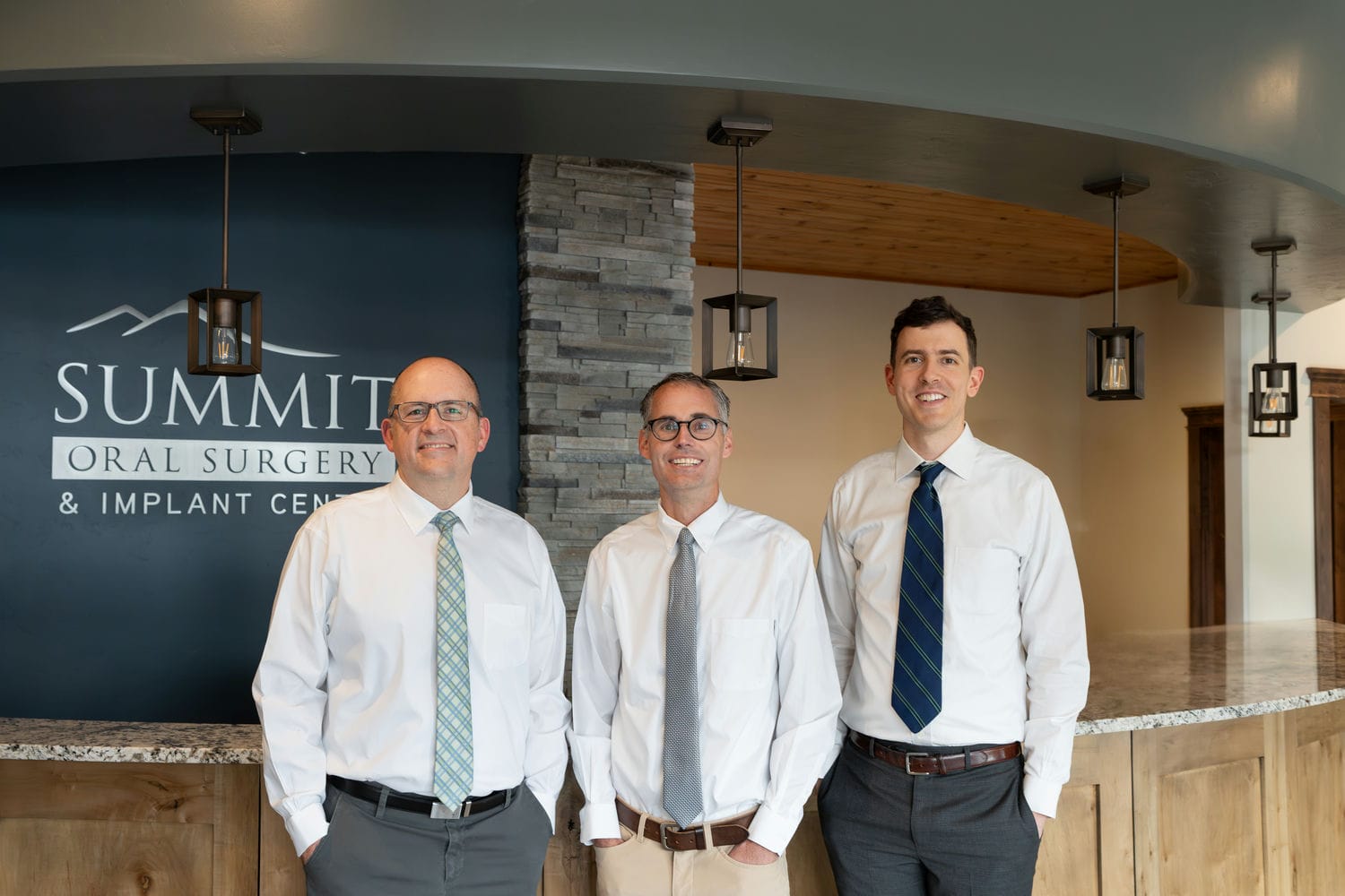 oral surgery in progress